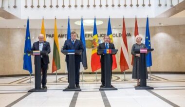 Statele baltice sustin parcursul european al R. Moldovei: „Determinarea si consecventa consolideaza  vointa politica din capitalele europene pentru extinderea Uniunii Europene”