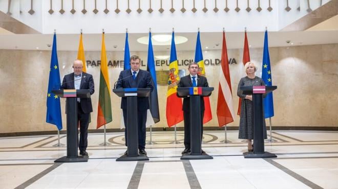 Statele baltice sustin parcursul european al R. Moldovei: „Determinarea si consecventa consolideaza  vointa politica din capitalele europene pentru extinderea Uniunii Europene”