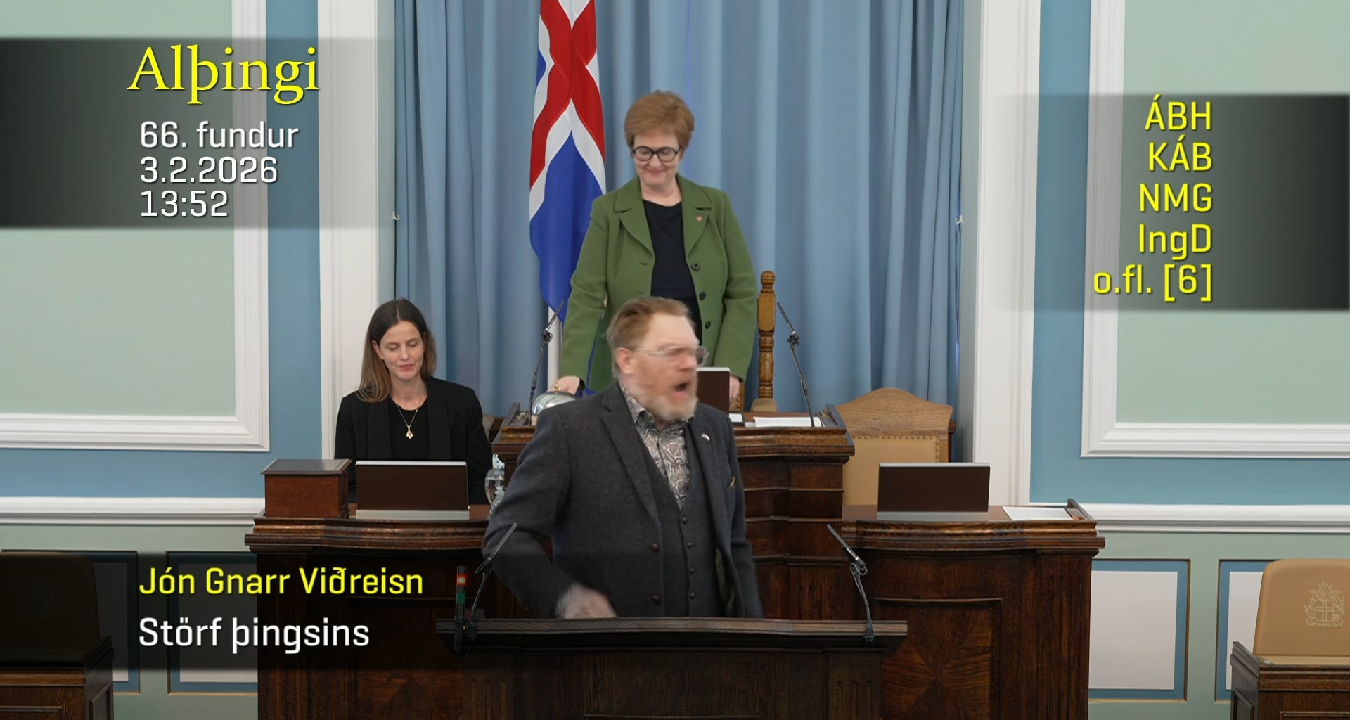 Jón Gnarr um störf þingsins og ástand Alþingis