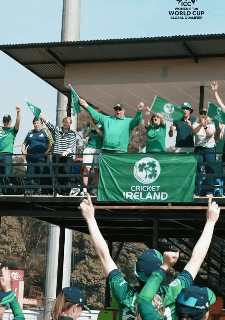 Celebrations as Ireland qualify for the 2026 Women's T20 Cricket World Cup
