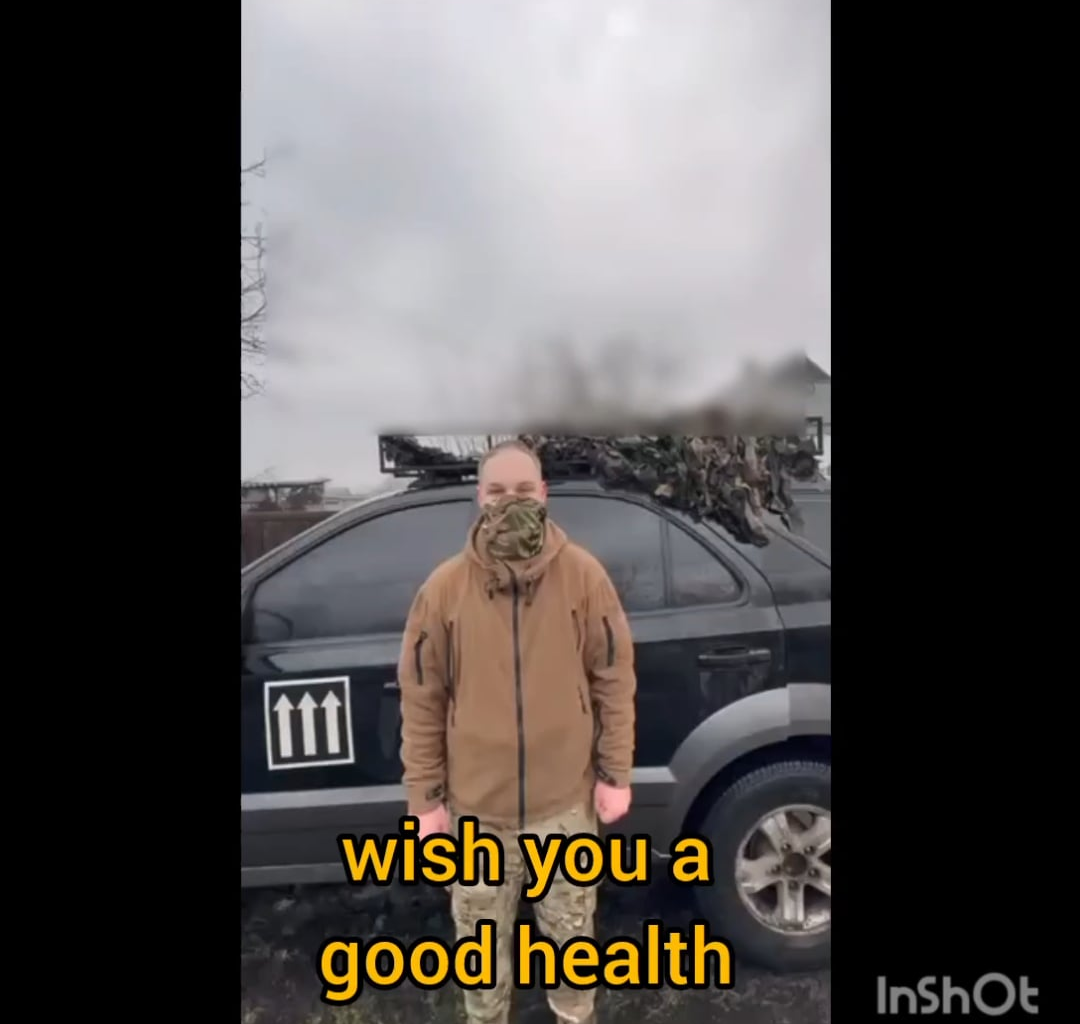 Dear Reddit! I would like to express my sincere gratitude on behalf of the guys from the 53rd Brigade. Thanks to you, we were able to quickly pay for the repair of their vehicle. They have a very important mission to shoot down enemy drones with our drones. Thanks 🙏