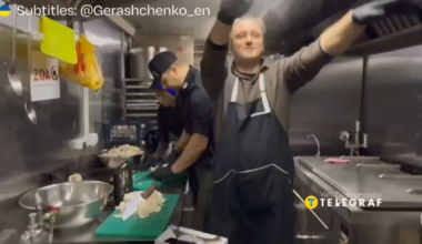 In great spirits and to the sound of music, Oleh Bibikov, Ihor Kukobko, and their charitable food truck team prepare more than 10,000 hot meals each day for residents of Kyiv and Kyiv region - with plans to increase that number to 20,000.