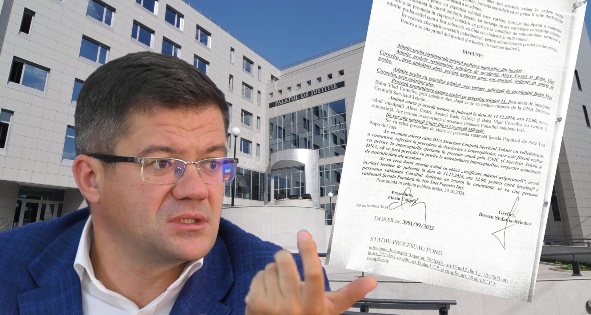 Dosarul de corupție al lui Costel Alexe, îngropat la Iași: un judecător a aprobat audierea a 46 de martori și a ieșit la pensie. Singurul martor care a dat declarații într-un an și jumătate va fi reaudiat