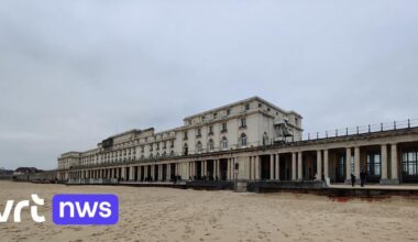 Drijfzand ontdekt op strand Oostende aan Thermae Palace: vrouw komt tot aan knieën vast te zitten