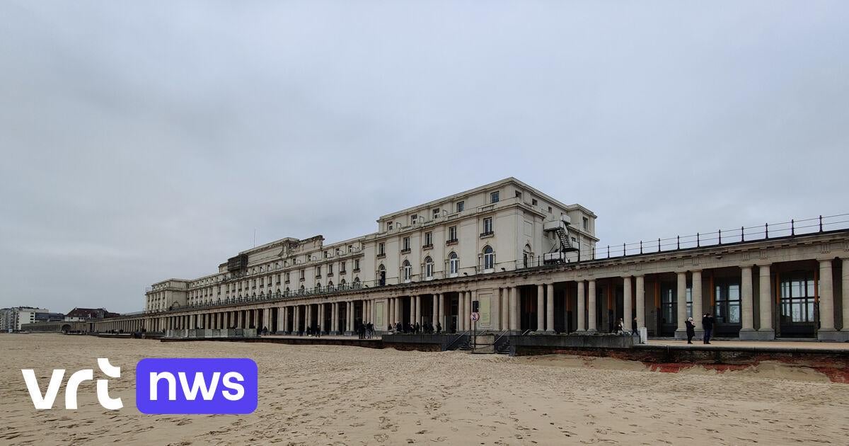 Drijfzand ontdekt op strand Oostende aan Thermae Palace: vrouw komt tot aan knieën vast te zitten
