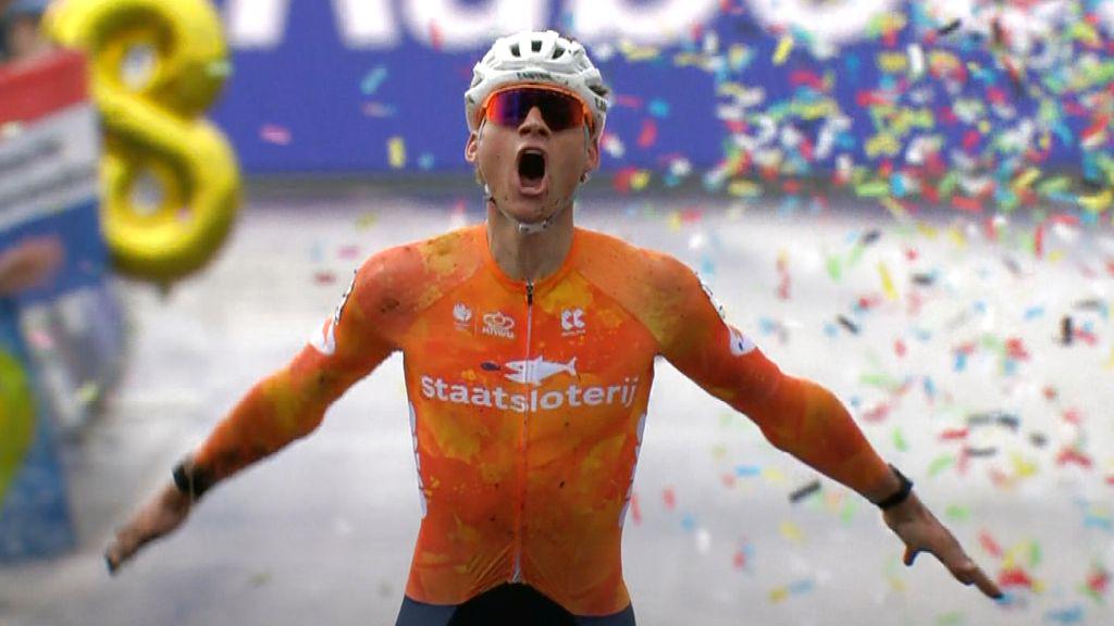Van der Poel verovert met overmacht historische wereldtitel veldrijden