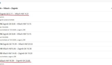 Dobre vijesti za vlakoljupce i sve one koji vole putovati vlakom. HŽ uveo novi vlak za Villach i Ljubljanu. Iz Zagreba u 5:11, u Ljubljani u 7:37, a u Villachu u 9:22