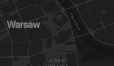 Running today from Mokotow back home in Praga Polnoc