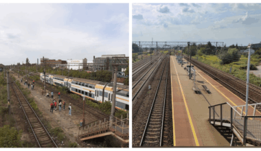 Haltă (gară mică) în București vs Varșovia