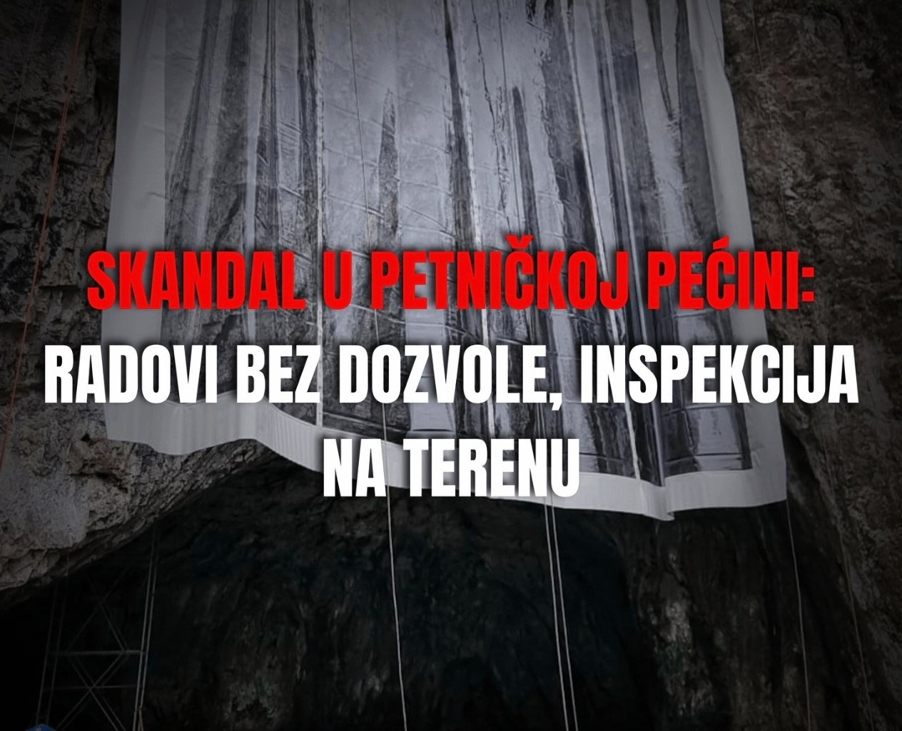 Kradonačelnik Valjeva obećava da će se saznati ko je nalogodavac nelegalnih gradnji u Petničkoj pećini