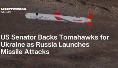 US Senator Backs Tomahawks for Ukraine as Russia Launches Missile Attacks