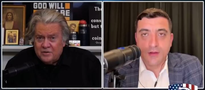 După ce dosarele Epstein confirmau plățile din Rusia, cineva întreba de unde știm că jarteaua de George Simion face partea din rețeaua lui Steve Bannon care are ca scop declarat desființarea UE 🤔