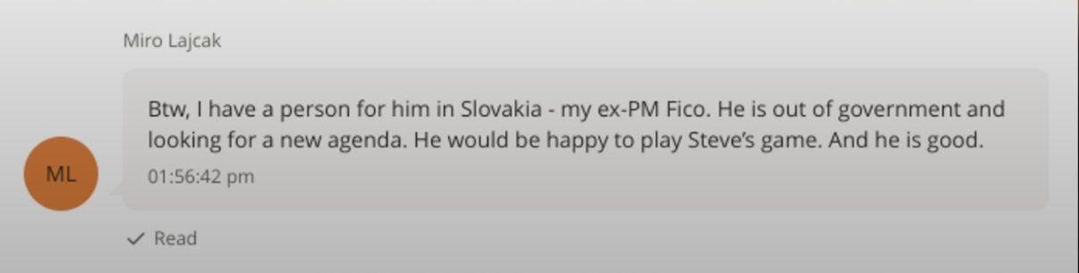 Fico je dobrý v "Stevevej hre"