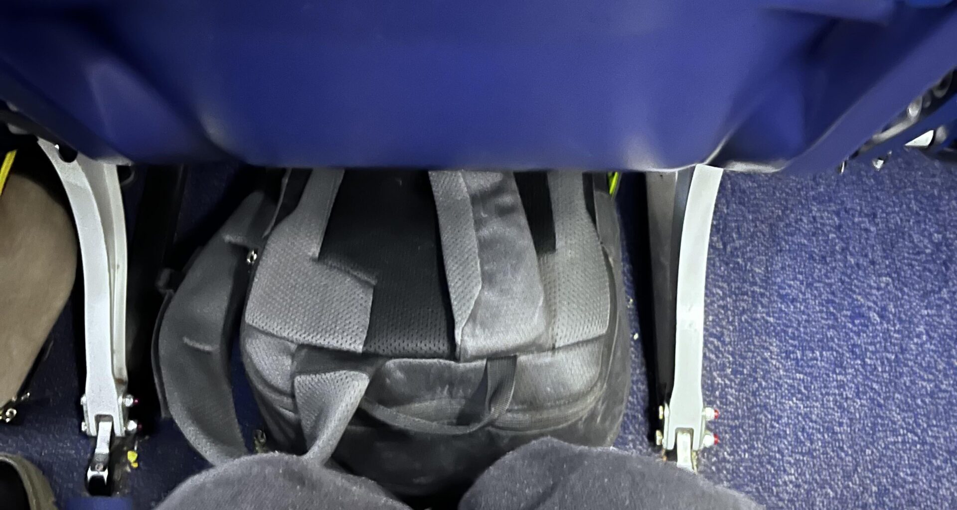 Ryanair, as you can see, my bag fits