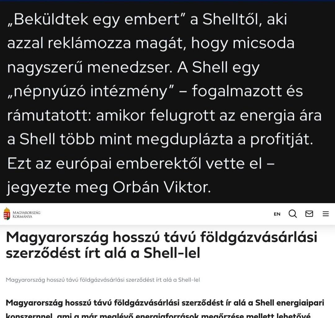 Ezzel a "népnyúzó intézménnyel" kötött 5 hónapja hosszú távú gázvásárlási szerződést az állampárt. Akkor most a Fidesz szándékosan nyúzatja a magyarokat, vagy hogy van ez?