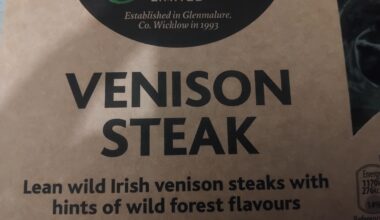 The more wild Irish venison we eat, the less deer there will be, allowing those "wild forests" to establish.