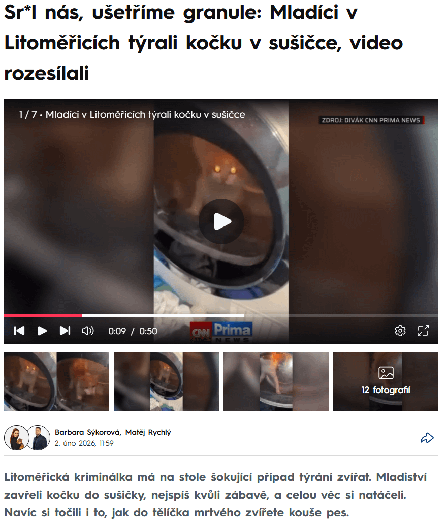 Tak a za těmahle týpkama bych klidně jel je fyzicky napadnout, i kdybych z toho měl mít problémy. Doufám, že vyfasujou.