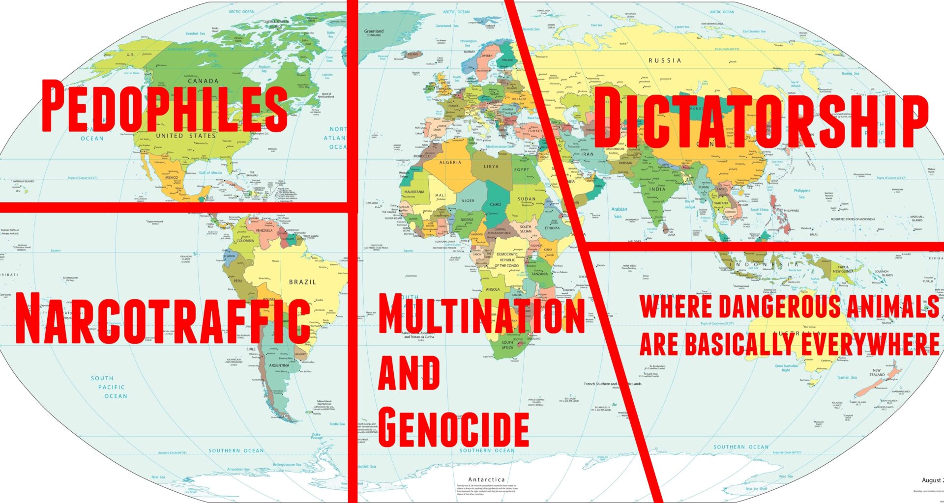 Podela sveta - samo asocijacije ili sve realnija podela ?
