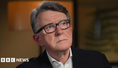 Mandelson reported to police by SNP and Reform over suggestion he sent government information to Epstein