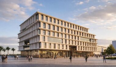 İzmir Belediyesi’nin anlaştığı mimarlık şirketi yeni ana hizmet binasını AI’a tasarlatmış.