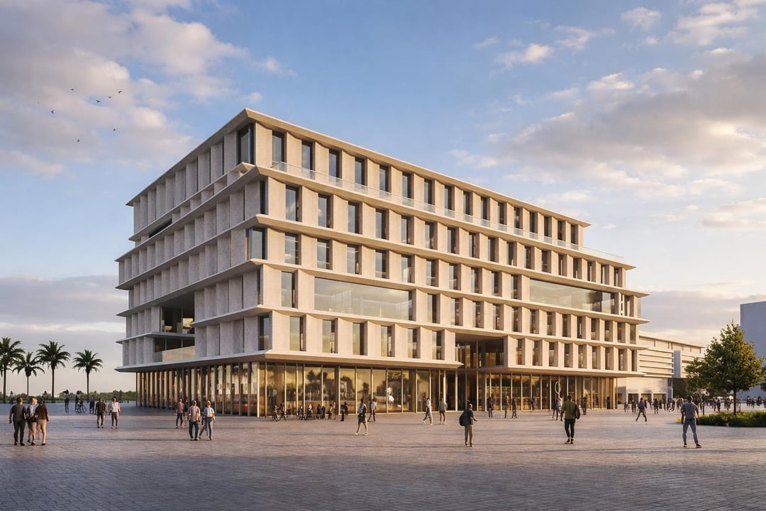 İzmir Belediyesi’nin anlaştığı mimarlık şirketi yeni ana hizmet binasını AI’a tasarlatmış.