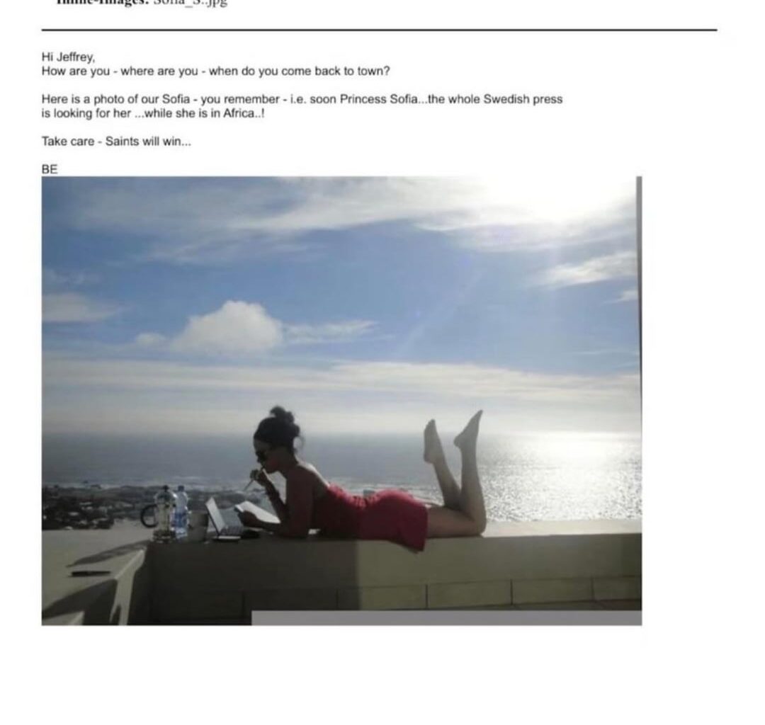 Can someone explain the context of these messages involving Princess Sofia?