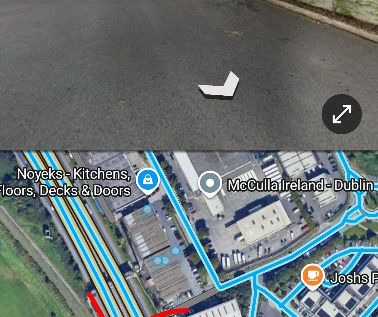 A LUAS stop and pedestrian bridge here would cut traffic, and give Ballymount businesses a huge help with recruitment and customer access.