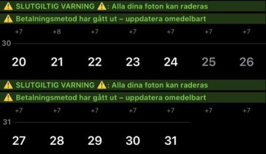 Jag har lyckats fått spam i kalendern, hur gör jag? Att skrika och slå telefonen i bordet fungerade inte.