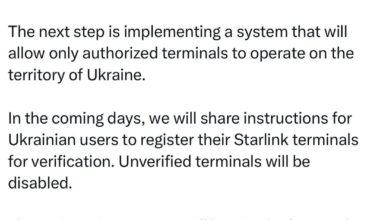 New verification system underway for Starlink in Ukraine