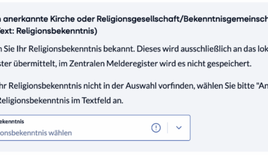 Nach 5 Jahren Rückzug nach Österreich. Warum diese Frage wenn ich den Wohnsitz anmelden will?