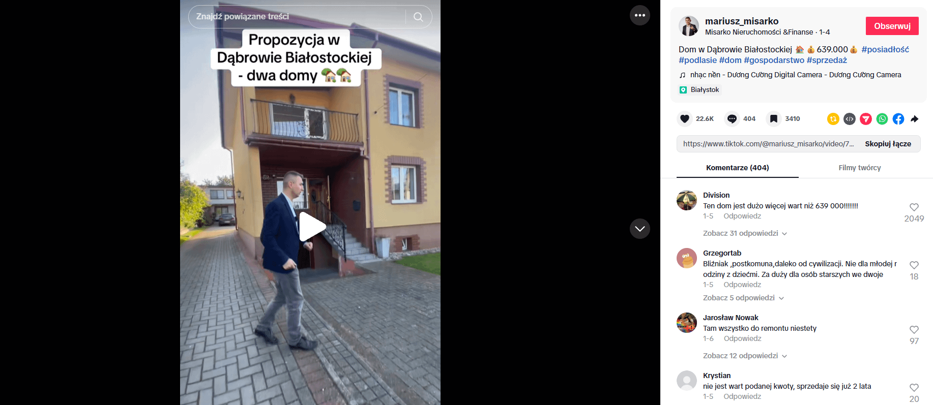 Odklejka ludzi nie zna granic