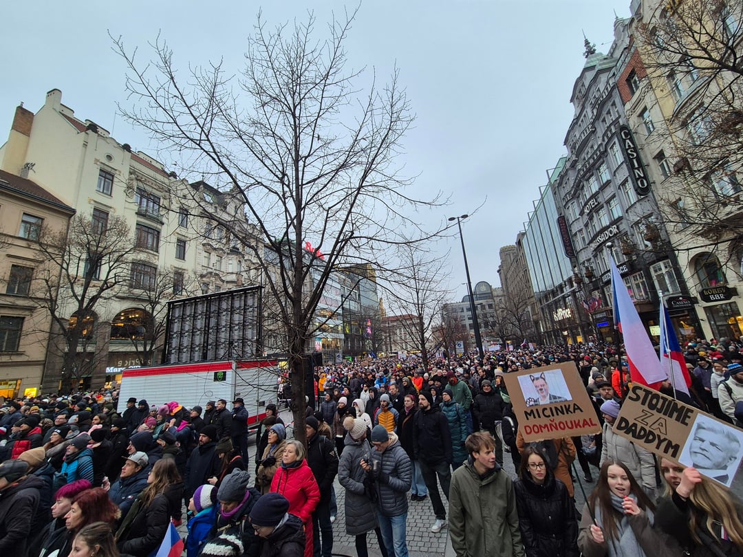 Moje fotky z demonstrace