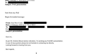 Epstein e negócios com EDP e ProCME