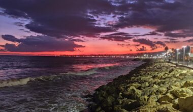 Mersin Sahili her akşam kendine aşık etmeyi başarıyor 😍