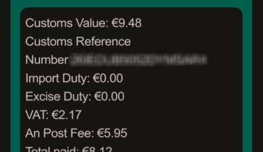 PSA: just a heads up for Funky pigeon.ie