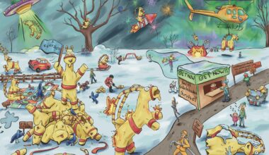 Gävlebocken art I made after my visit to Sweden