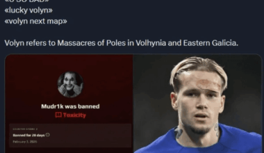 Chelsea's Mudryk received a 1-month toxicity ban on FACEIT after exchanges with polish players where he repeatedly mentiond Volyn which refers to the massacre of Poles in Volhynia and Eastern Galicia