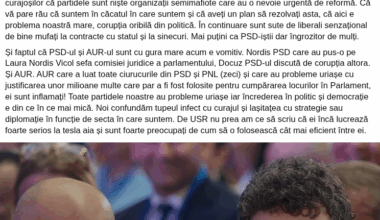 Mi se par abjecte sau stupide reacțiile din PNL pe marginea scandalului cu blonda de la liberali. PNL-ul e o hazna și asta trebuie spus clar. Nu e atât de hazna ca PSD-ul dar tot hazna e.
