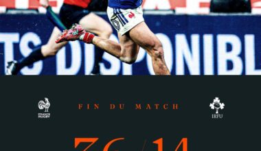 La France bat en ouverture du Tournoi des 6 Nation 2026 l'Irlande ce Jeudi 5 février.