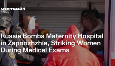 Russia Bombs Maternity Hospital in Zaporizhzhia, Striking Women During Medical Exams