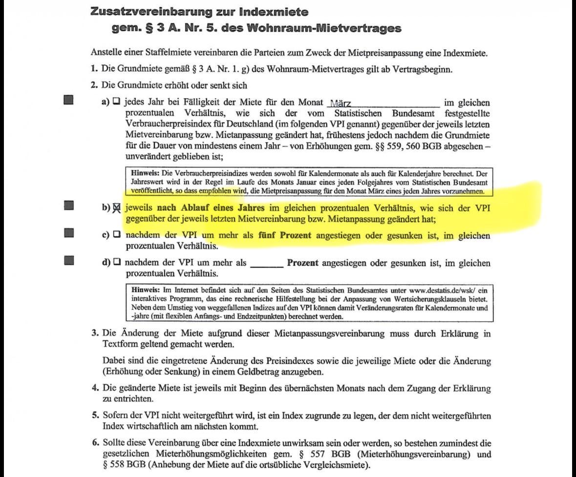 Requesting clarification on a Clause in Rental contract