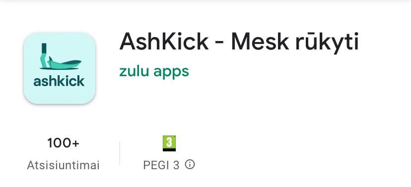 Padariau appsa metantiems rūkyti