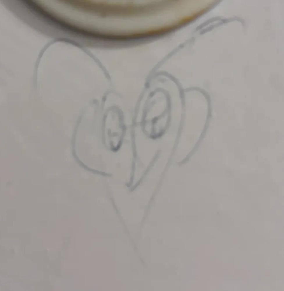 Is this a type of thief mark someone drew on my apartment door?