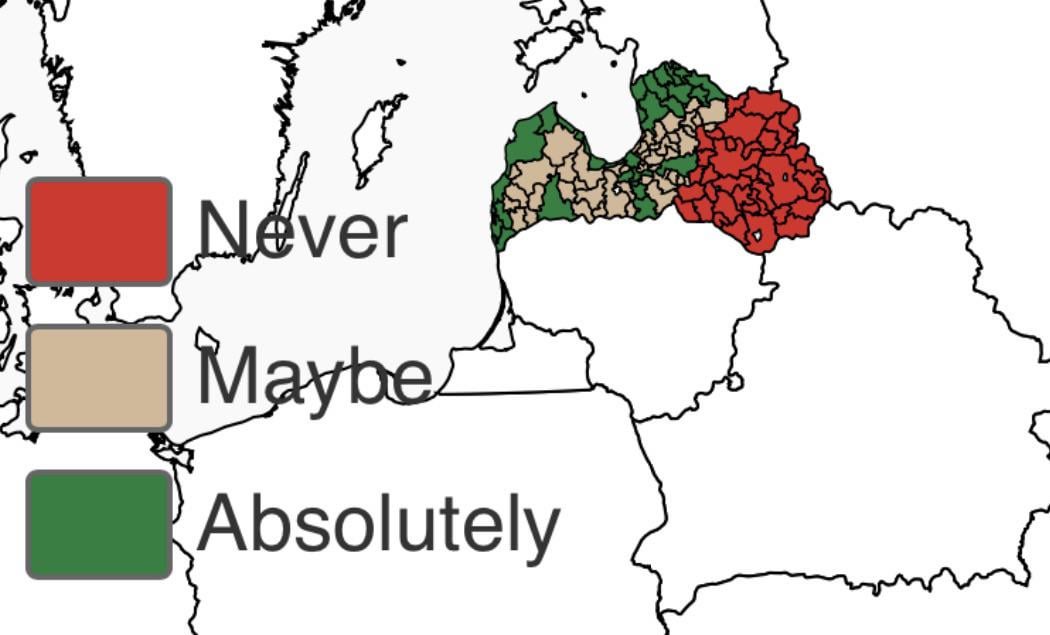 Kur es labprāt dzīvotu Latvijā