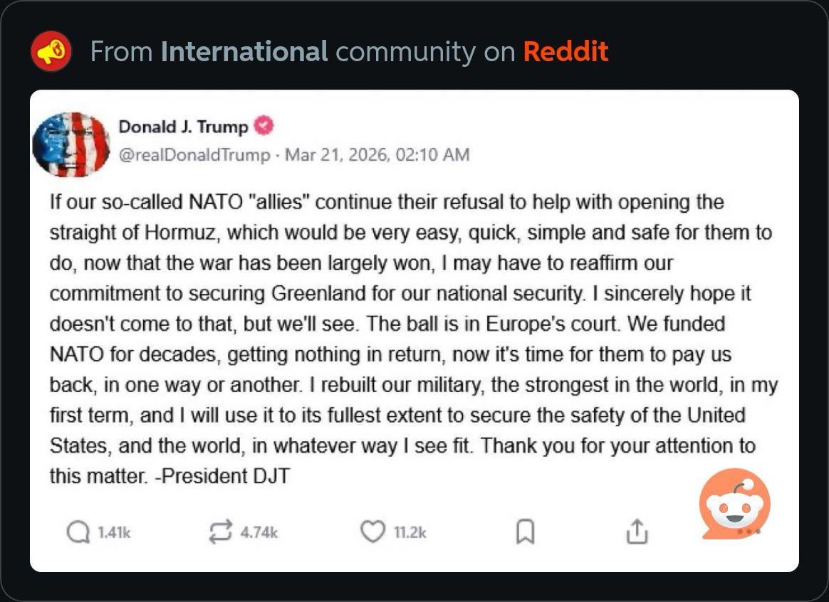 Trump opět vytahuje Grónsko