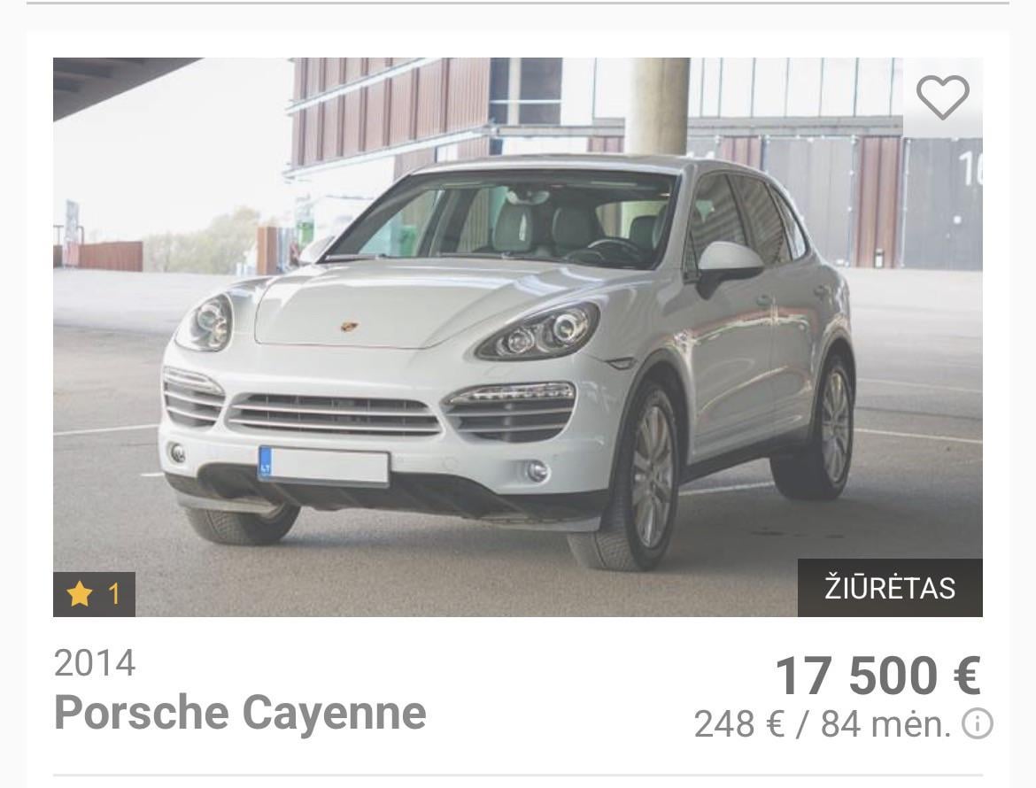 Porse 3 ar 3.6l