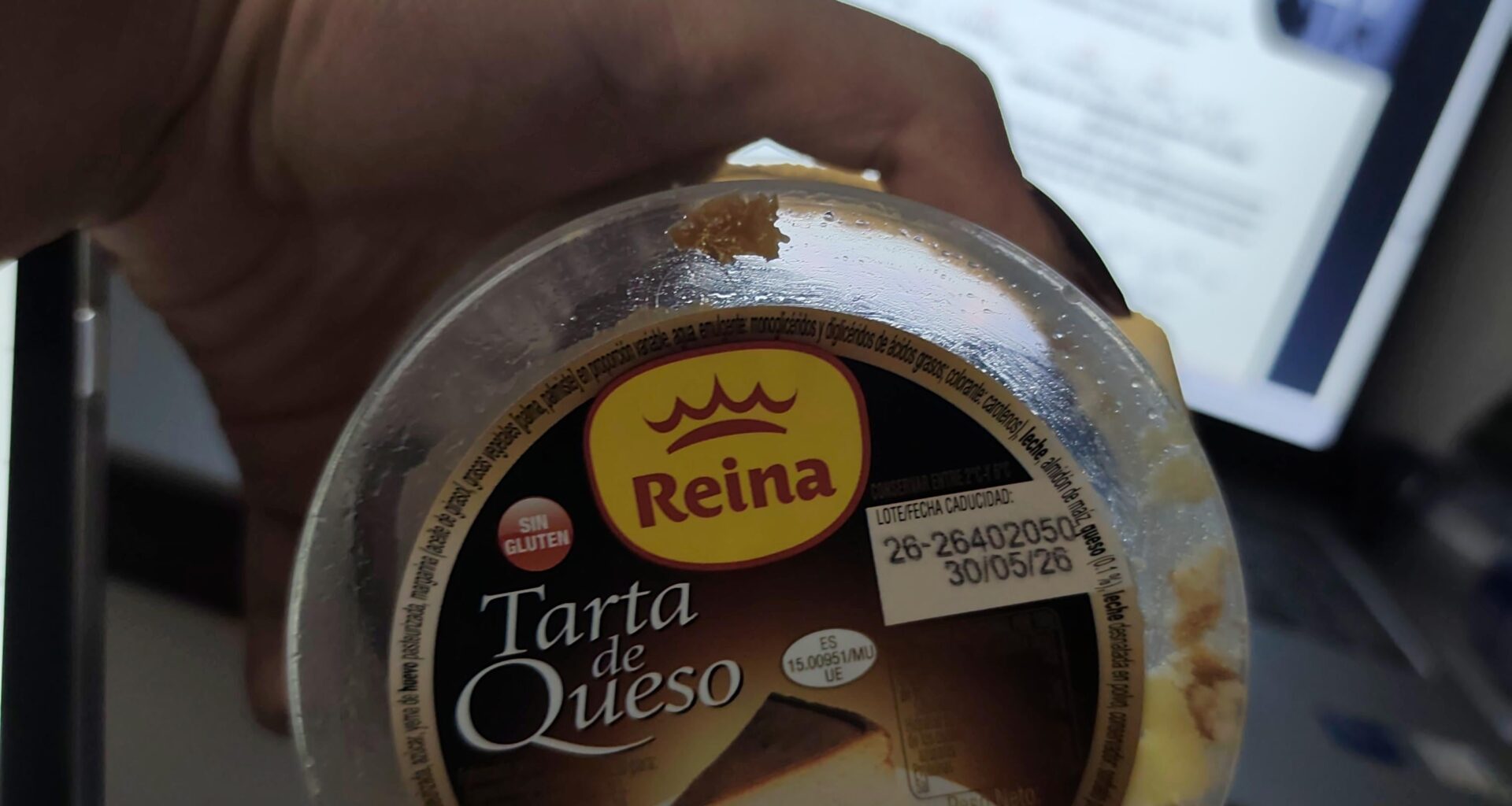 Es la tarta de queso más asquerosa que he comido en mi vida
