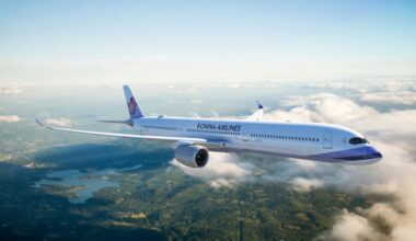 China Airlines commande 10 exemplaires de cet avion atteignant 18 000 kilomètres sans escale nommé A350-1000 -