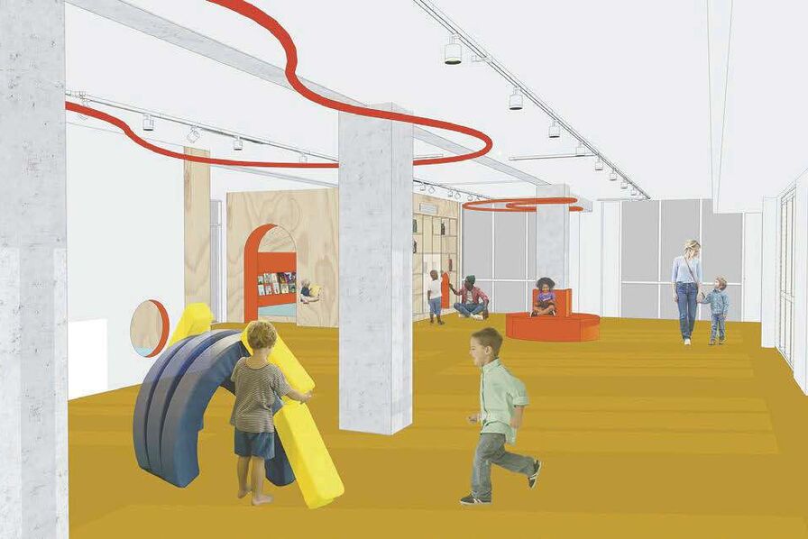 un centre d'art pensé comme un jeu d'enfant