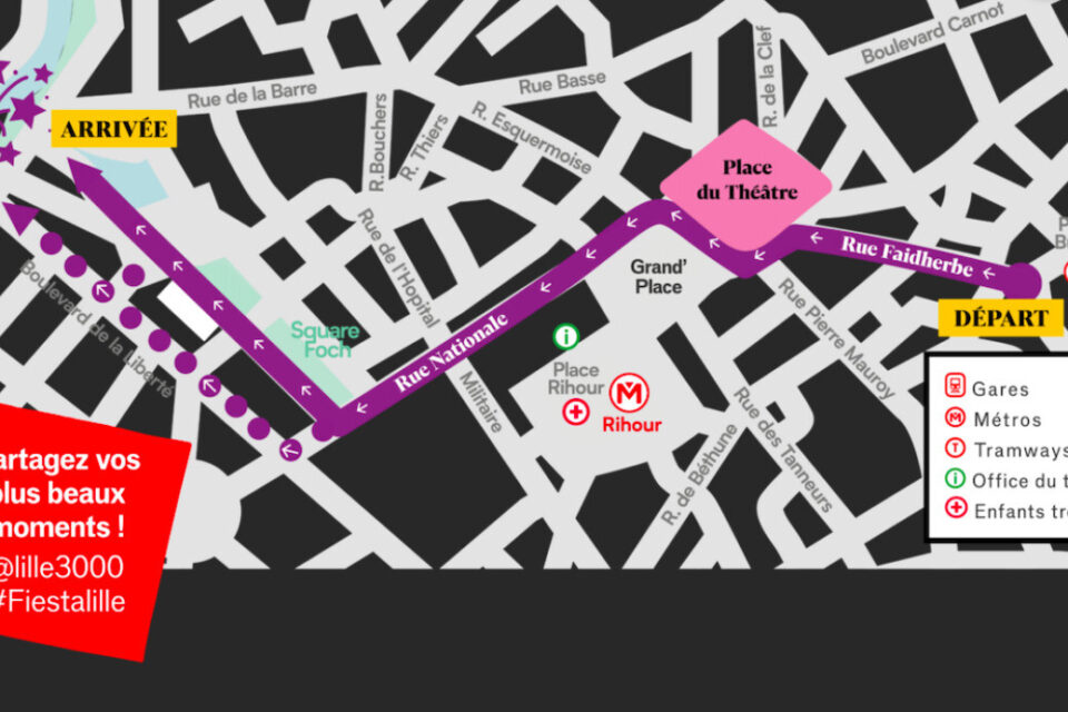 Voici le plan de la parade de 2025, pour ouvrir la saison 